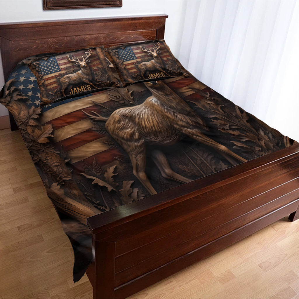 Liebe zur Jagd – Personalisiertes Jagd-Quilt-Set