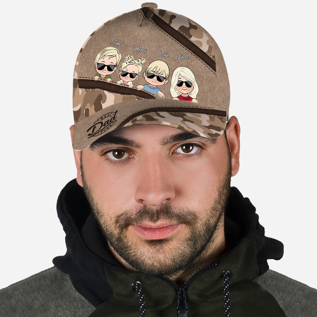 Bester Papa/Mama/Oma/Opa/Onkel... aller Zeiten – Personalisierte klassische Vaterkappe