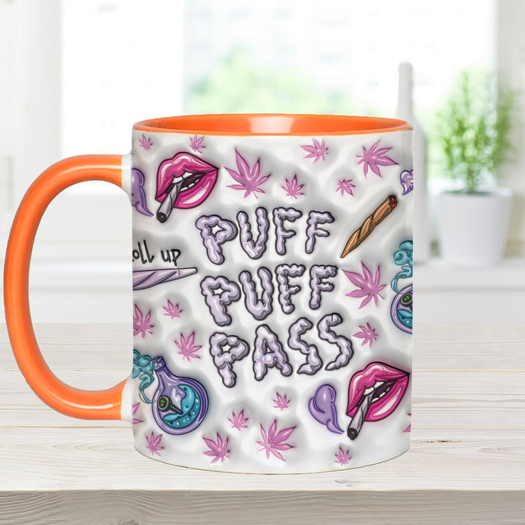Puzz Puzz Pass – Personalisierter Becher mit Cannabis-Motiv