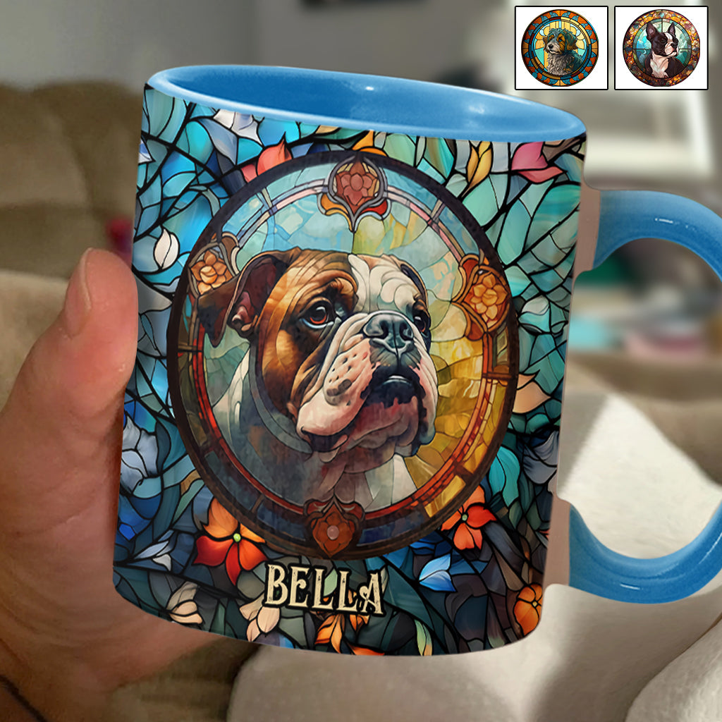 Love My Dog - Personalized Dog Accent Mug