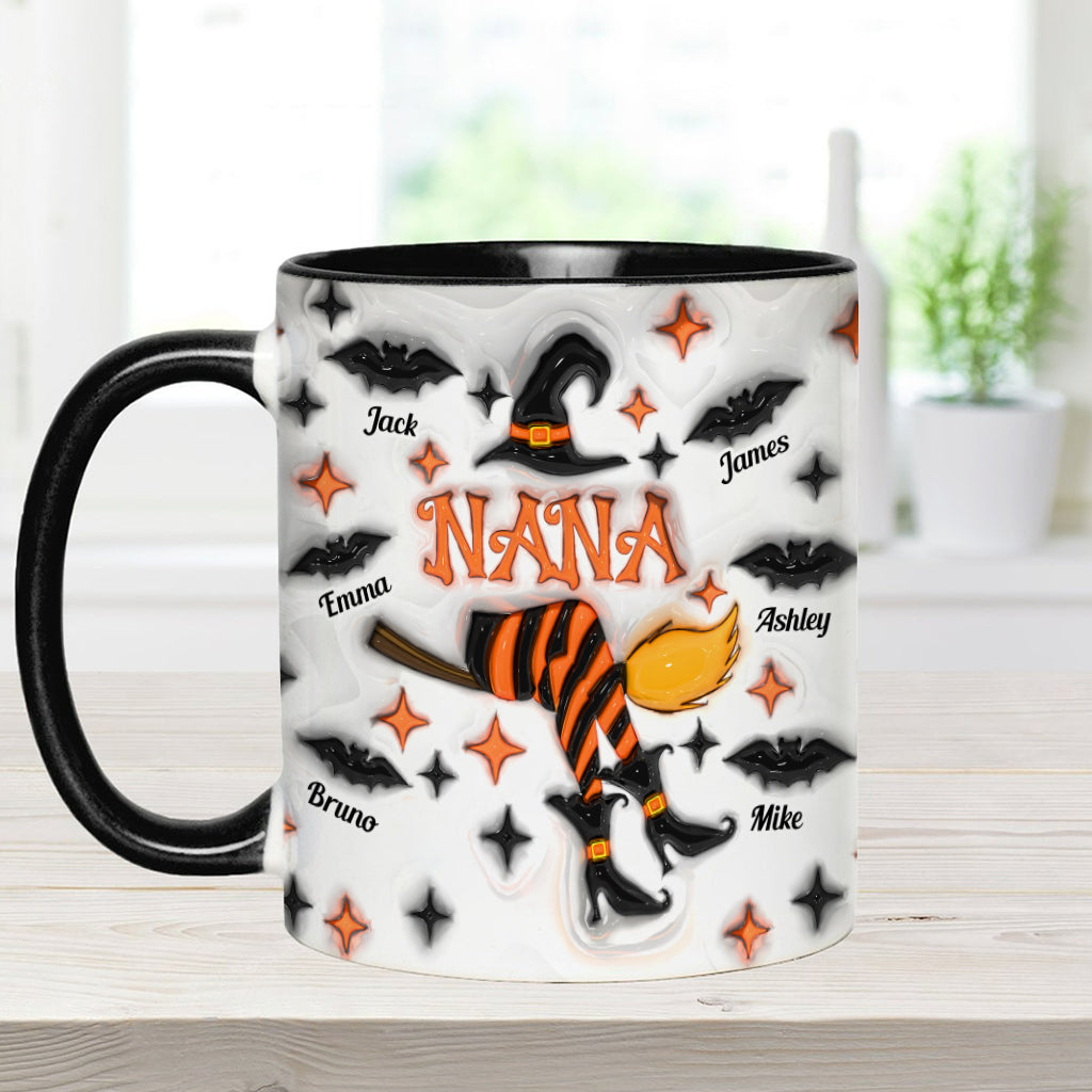 Oma-Leben / Oma-Leben / Mama-Leben... - Personalisierte Tasse mit Oma-Akzent