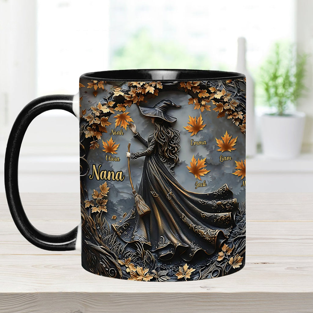 Fröhliches Halloween – personalisierte Tasse mit Oma-Akzent