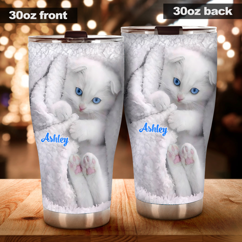 Happy Kitty – Personalisierter Katzenbecher