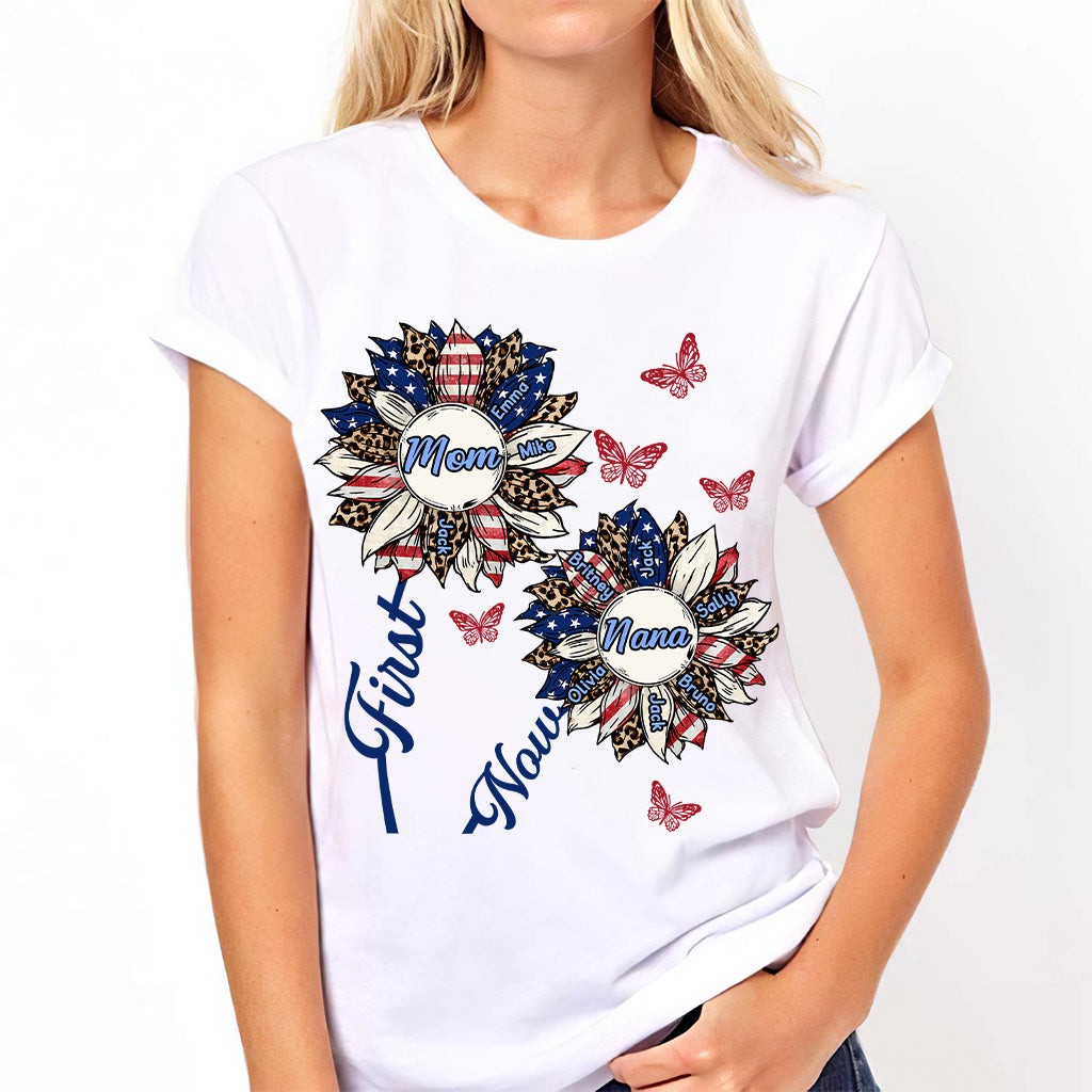 Erst Mama, jetzt Opa – Personalisiertes Oma-T-Shirt und Hoodie