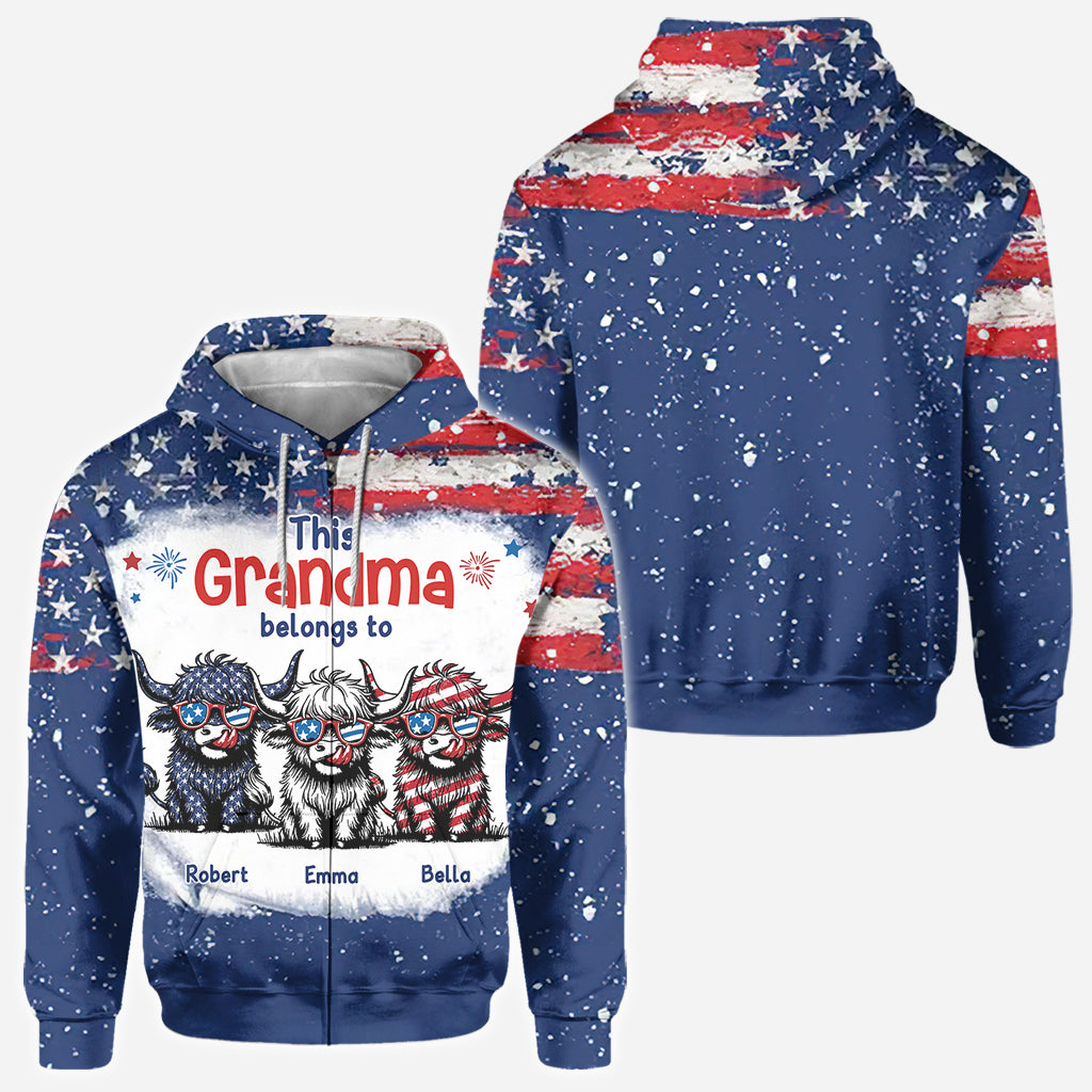 Dieses Oma-Shirt gehört diesen Süßen – personalisiertes Allover-Shirt