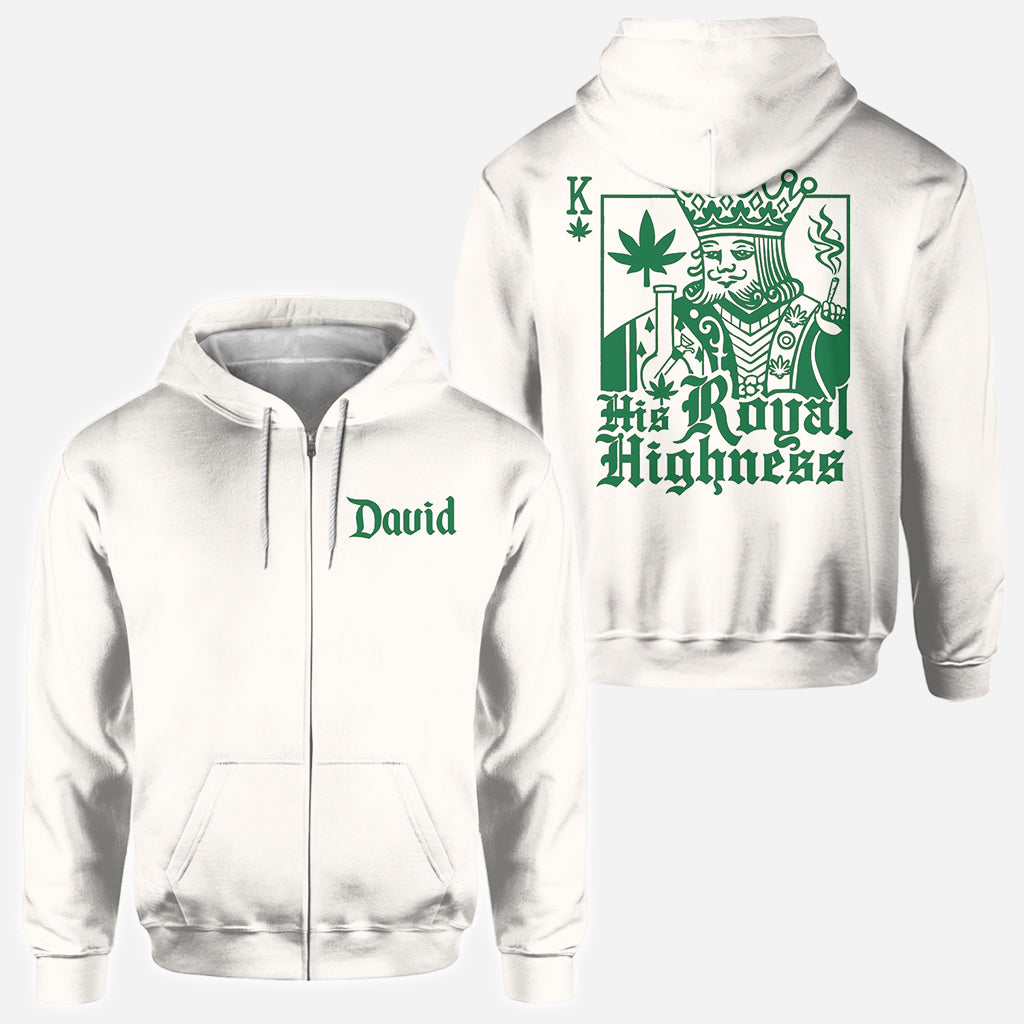Königliche Hoheit – Personalisiertes „Weed All Over“-Shirt