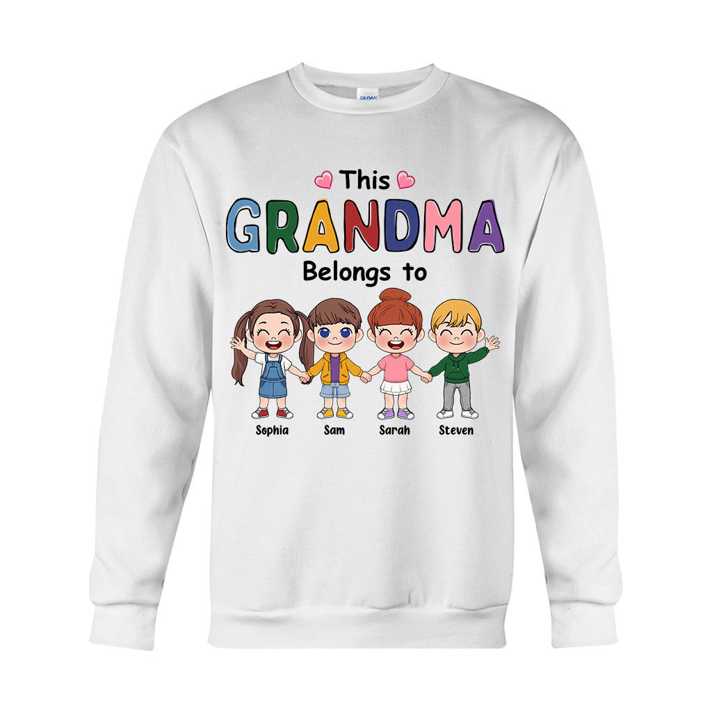 Dieses Oma-Shirt gehört zu – personalisiertes Oma-T-Shirt und Hoodie