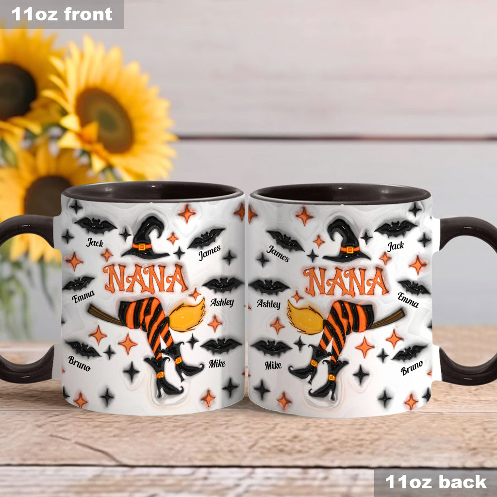 Oma-Leben / Oma-Leben / Mama-Leben... - Personalisierte Tasse mit Oma-Akzent