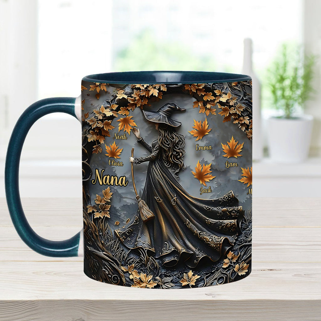 Fröhliches Halloween – personalisierte Tasse mit Oma-Akzent