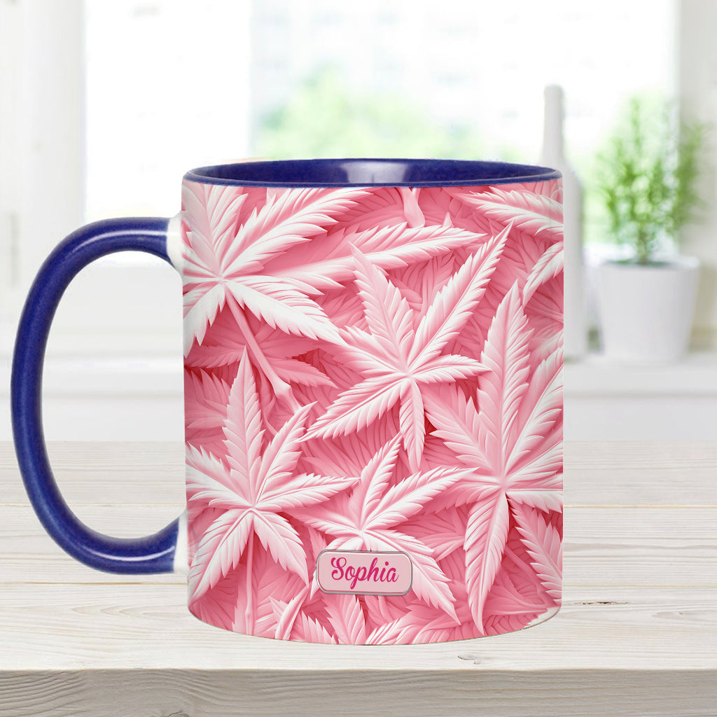 420 Vibes – Personalisierter Becher mit Weed-Motiv