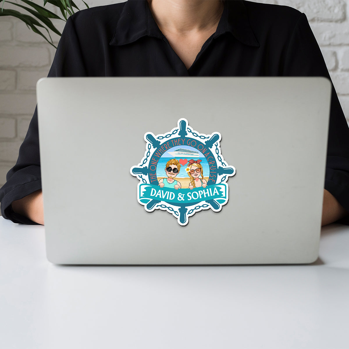 Die Geschichte, in der sie eine Kreuzfahrt machen – personalisierter Kreuzfahrtmagnet