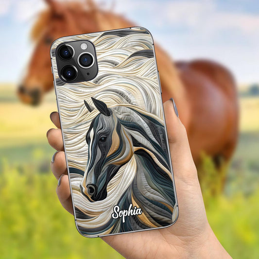 Beautiful Horse - Personalized Horse Phone Case
