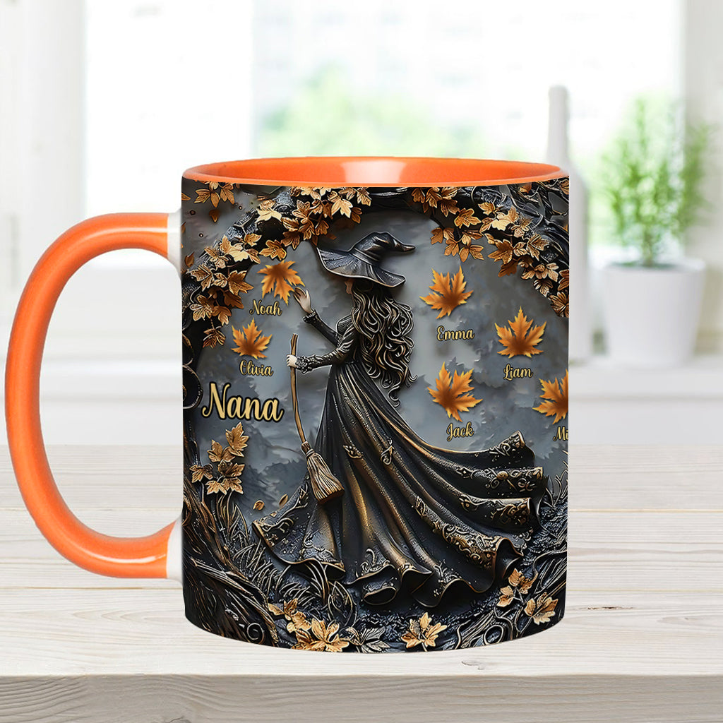 Fröhliches Halloween – personalisierte Tasse mit Oma-Akzent