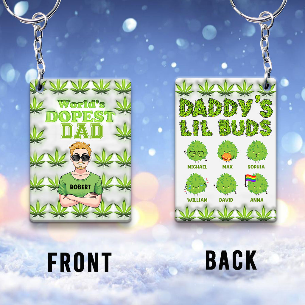 Der coolste Papa aller Zeiten – Personalisierter Schlüsselanhänger für Väter