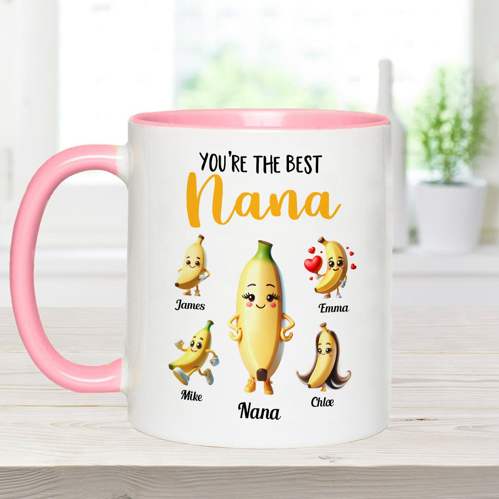 Beste Oma aller Zeiten - Personalisierte Tasse mit Oma-Akzent