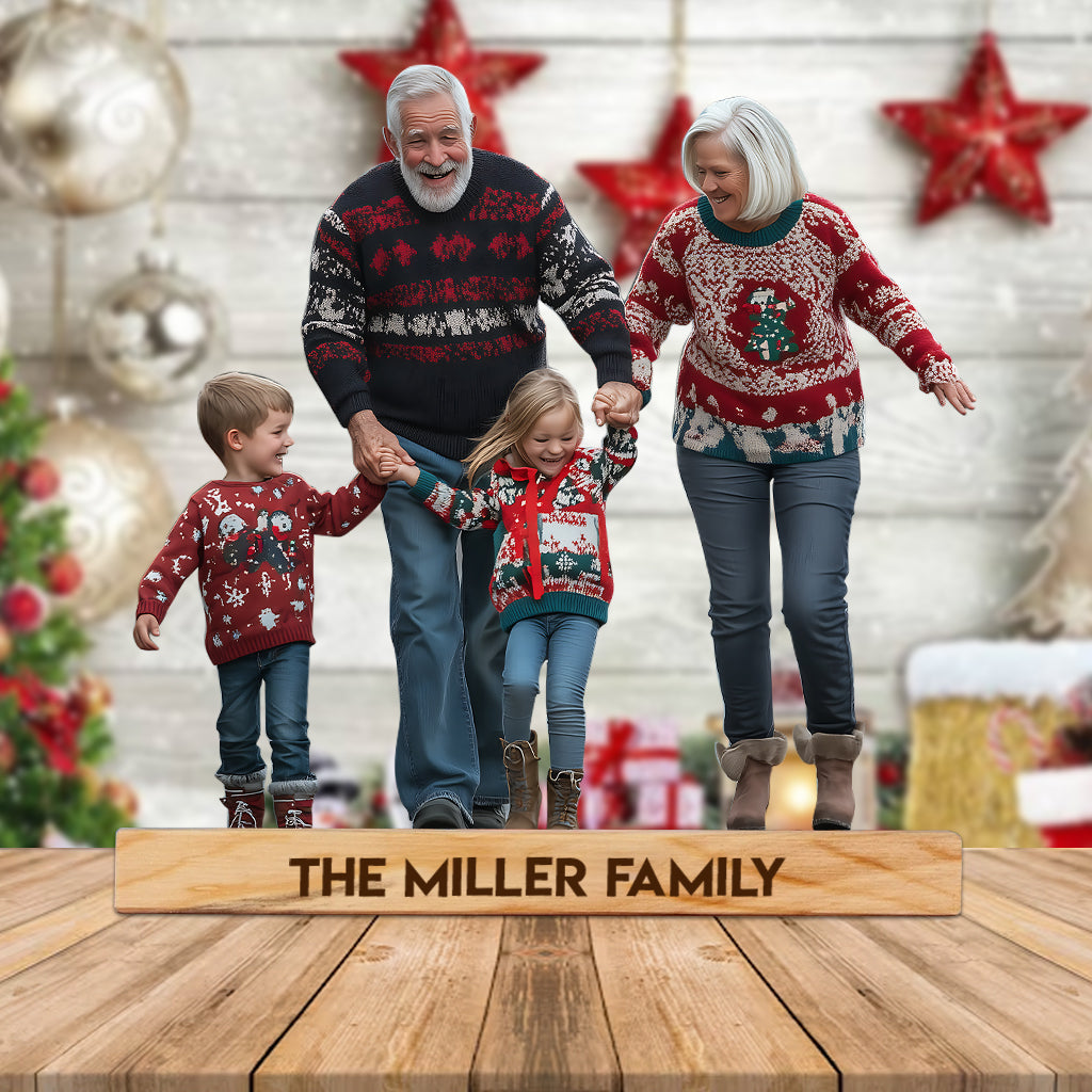 Individuelle Fotoplakette – Personalisierte Familienfotoplakette