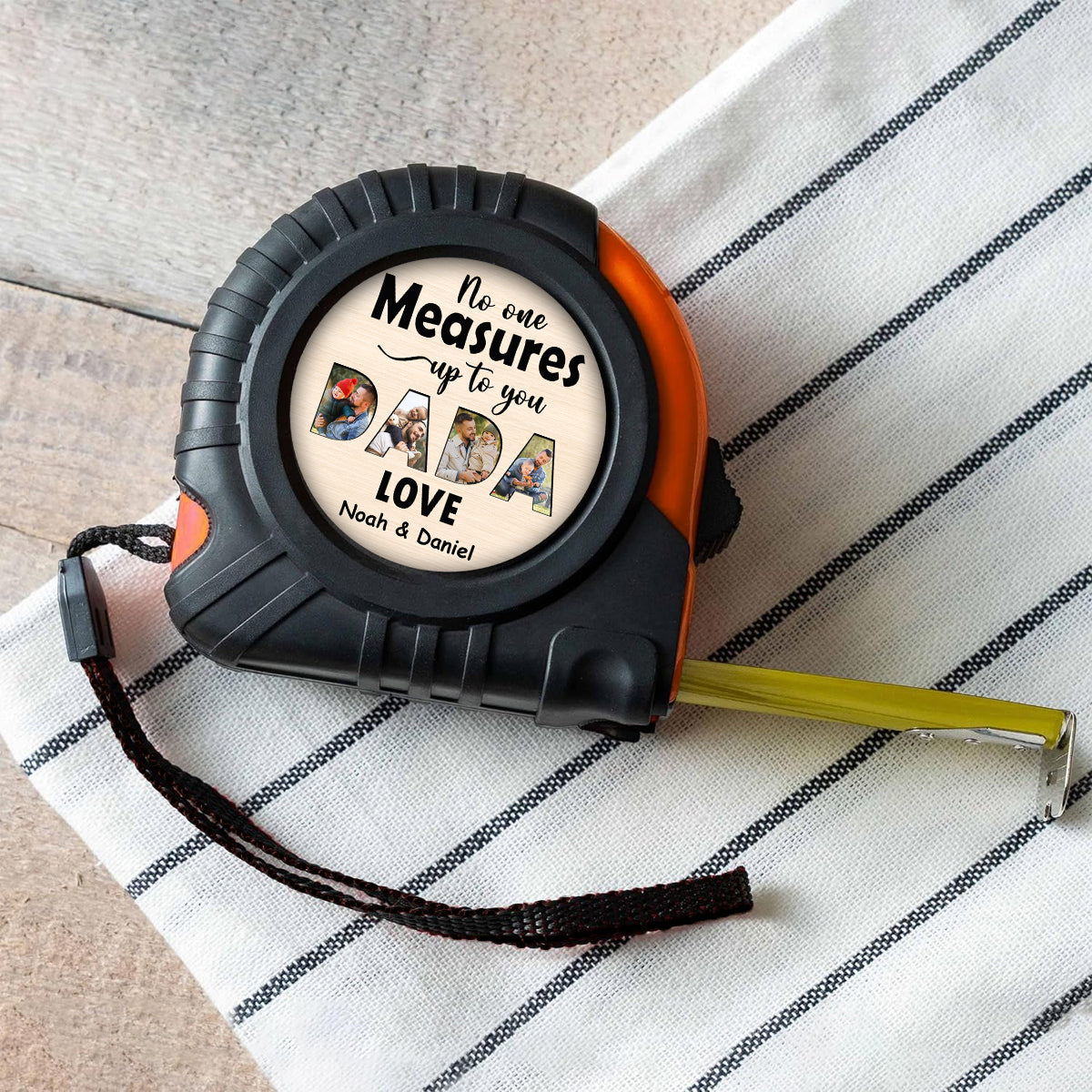 Mama/Papa/Mama/Vater.... - Personalisiertes Maßband für Väter