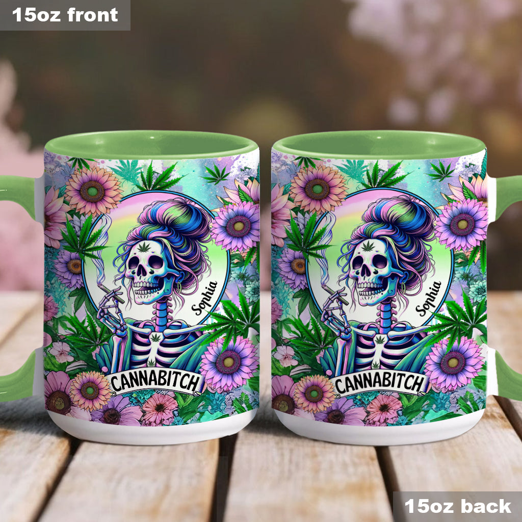 Cannabitch - Personalized Weed Accent Mug