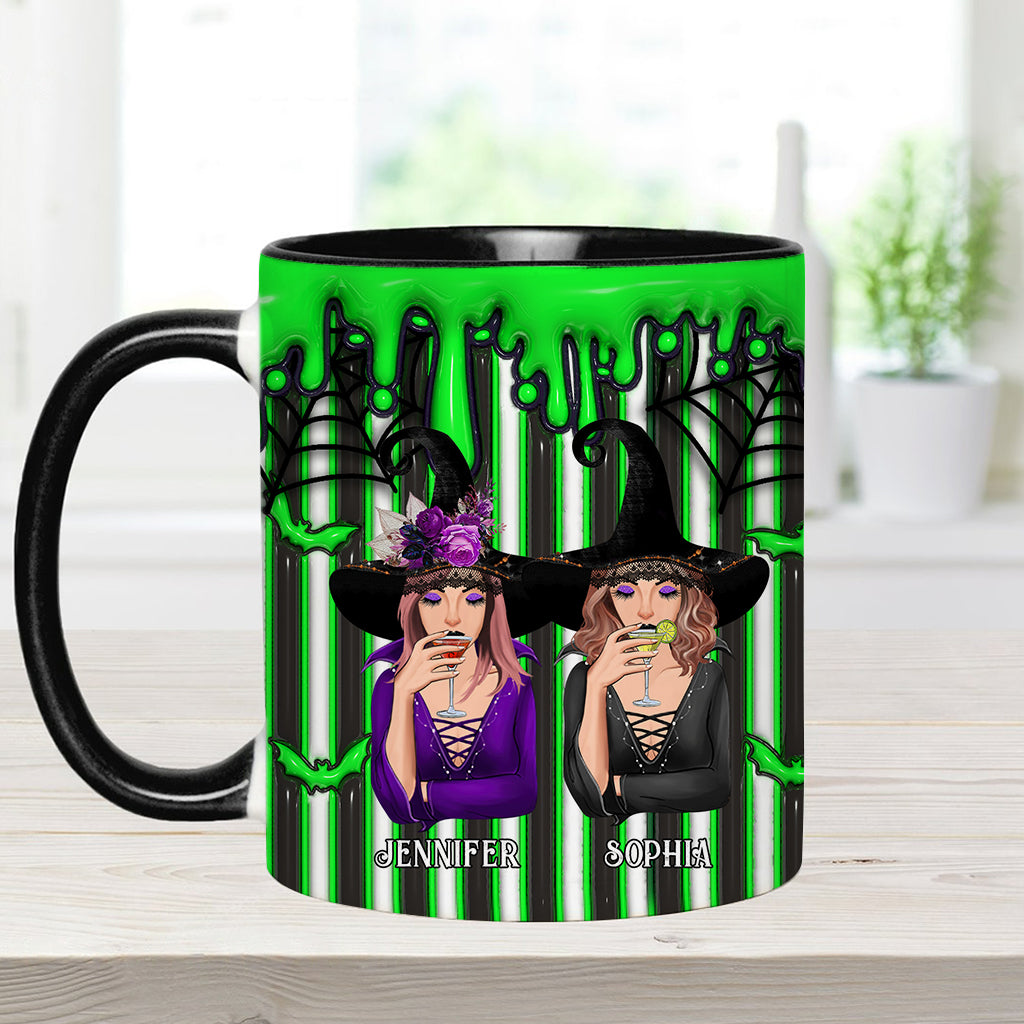 Wir sind seltsam und ungewöhnlich – personalisierte Tasse mit dem Aufdruck „Beste Freundin“.