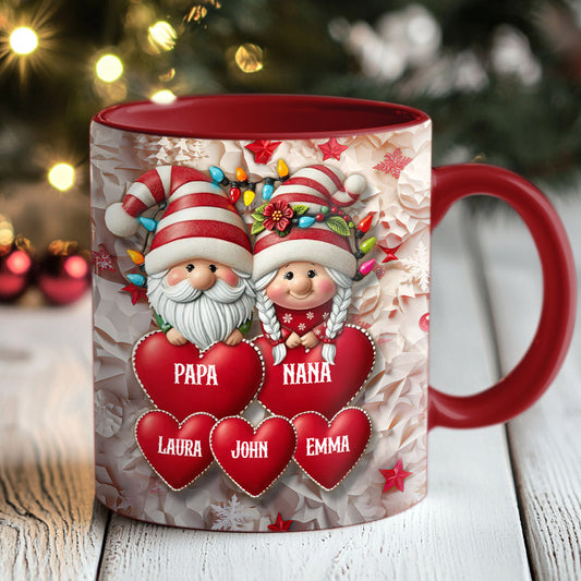 Ich liebe meine Familie – Personalisierte Tasse mit Familienmotiv