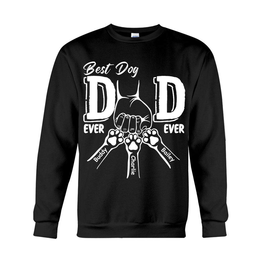 Der beste Hundepapa aller Zeiten – personalisiertes Hunde-T-Shirt und Hoodie