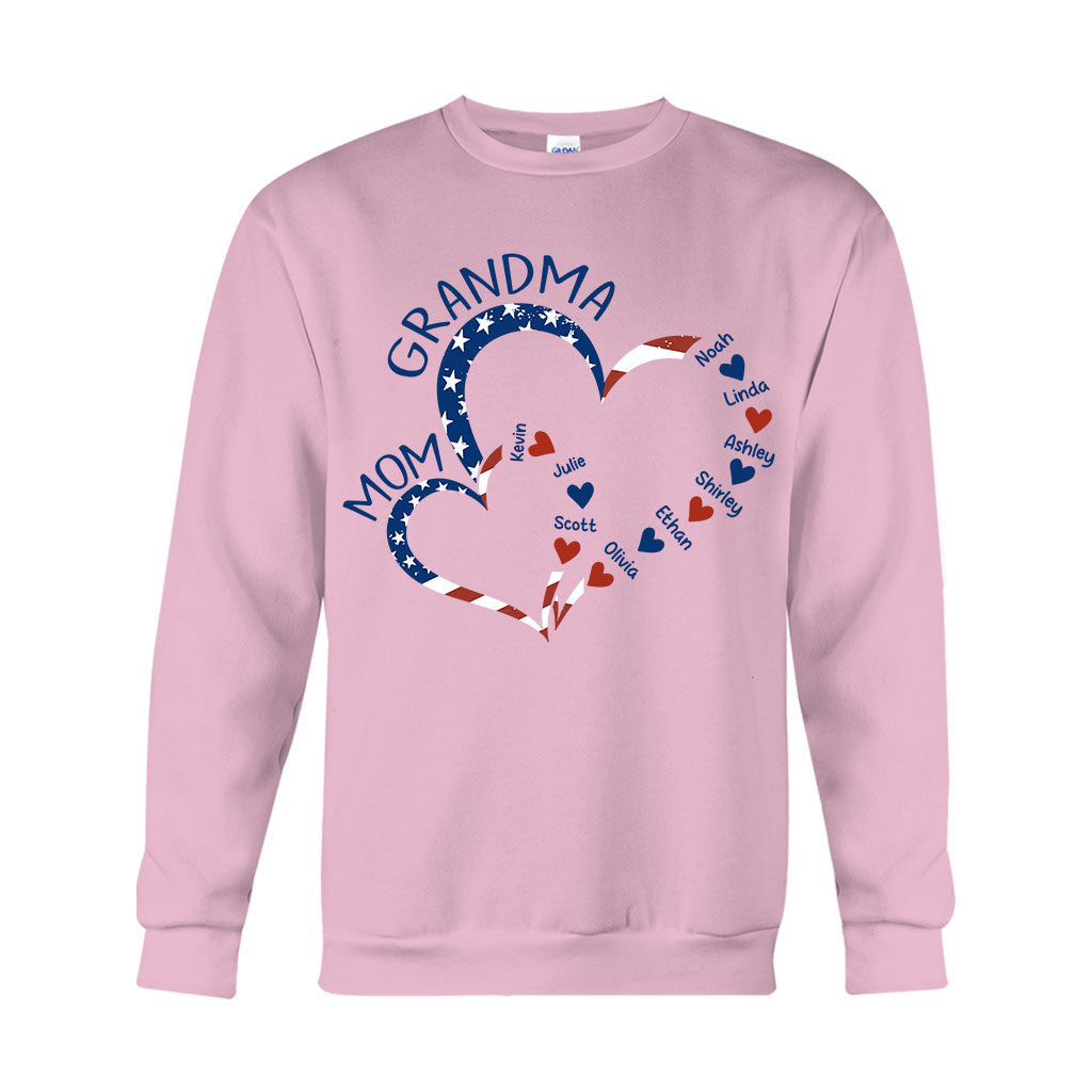 Erst Mama, jetzt Oma – Personalisiertes Oma-T-Shirt und Hoodie