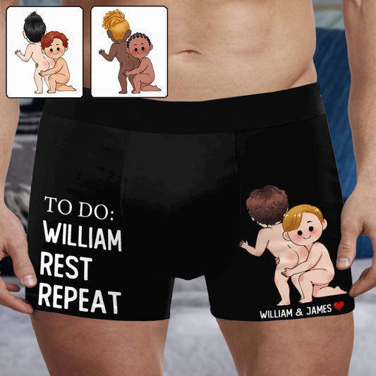 To-Do-Liste – Personalisierte Herren-Boxershorts mit LGBT-Unterstützung