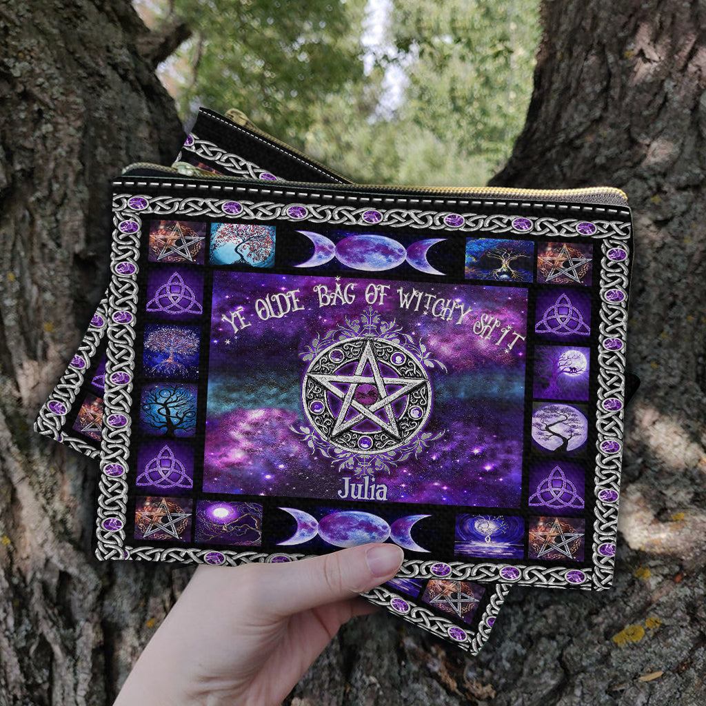 Ye Olde Bag Of Witchy Sh*t - Personalized Witch Pouch