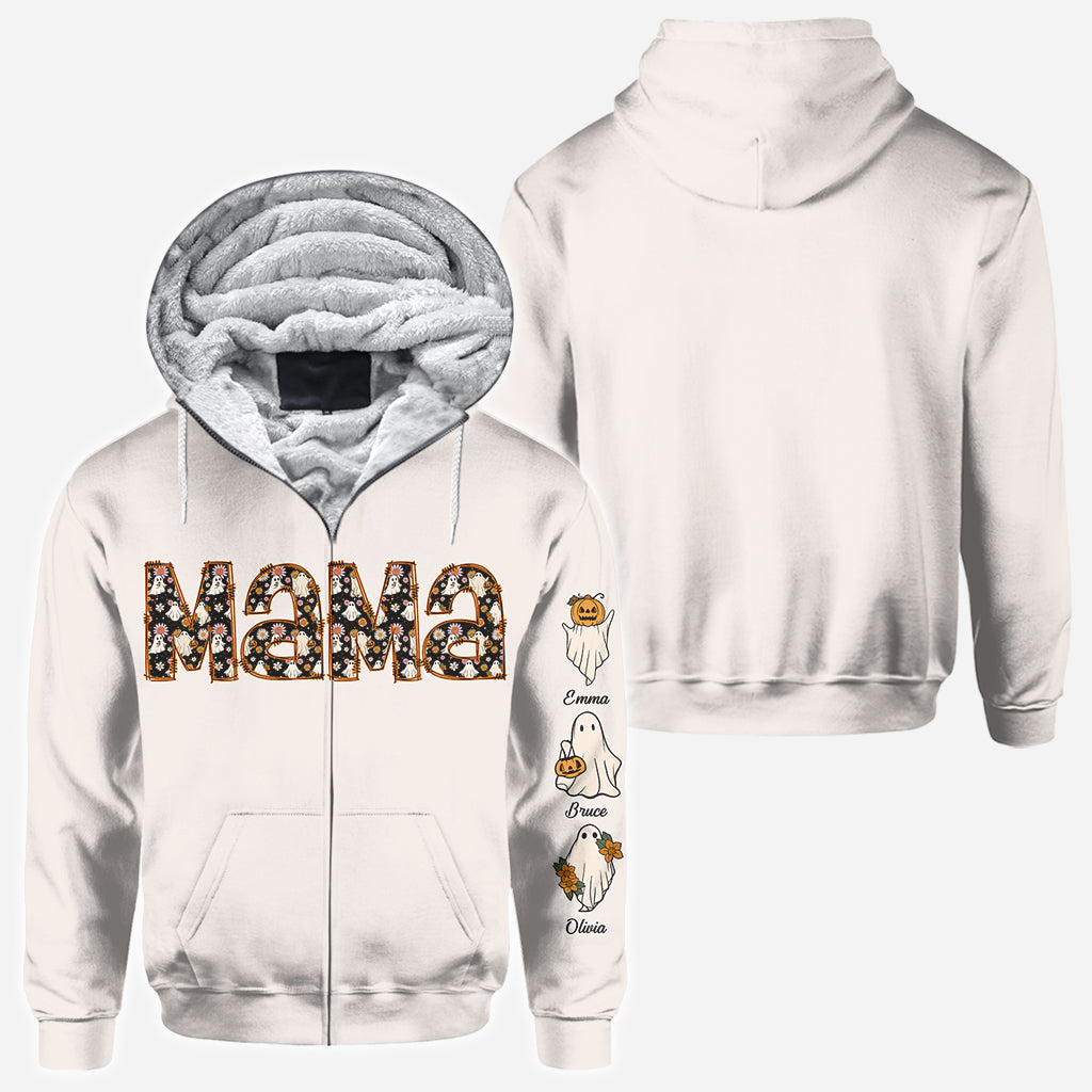 Spooky Mama Grandma - Personalized Mother All Over Shirt