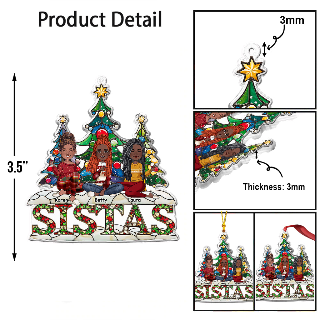 Schwestern – Personalisierter, individuell geformter Anhänger für beste Freundinnen