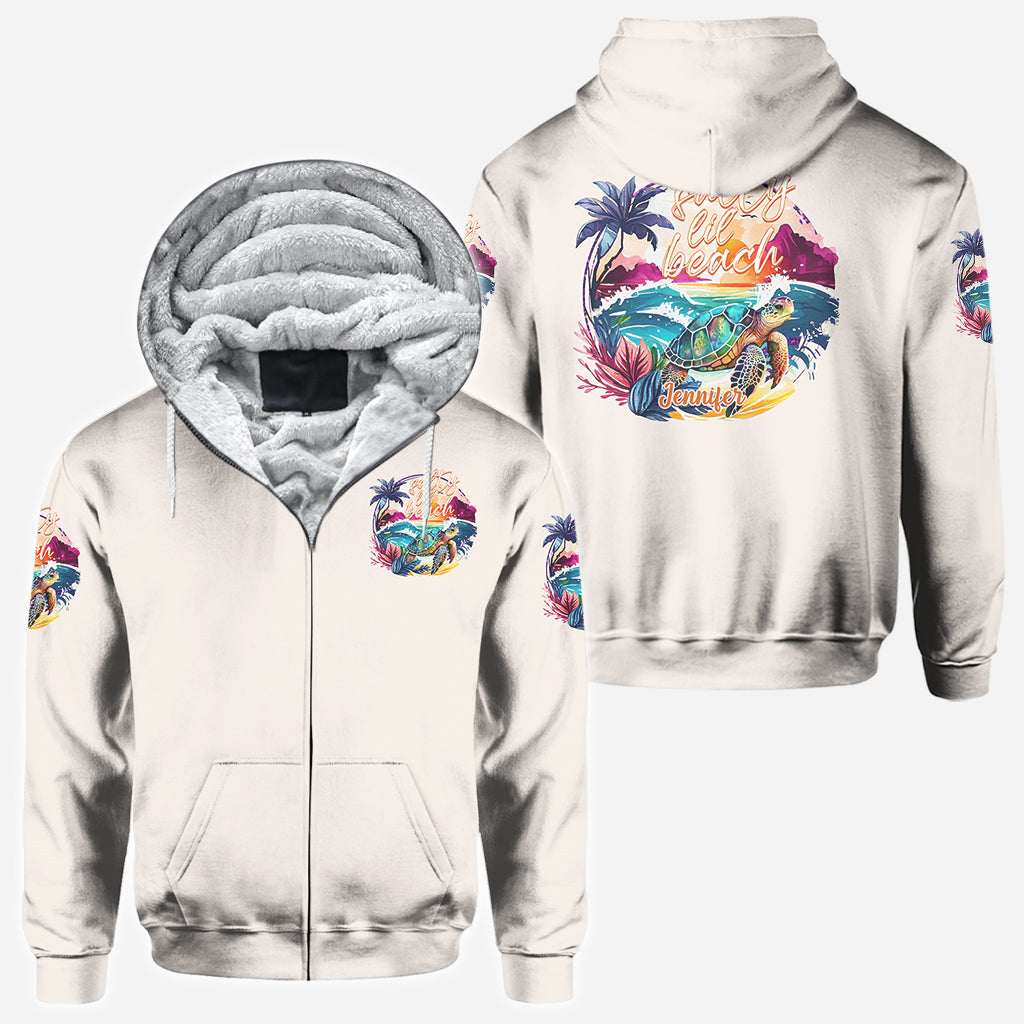 Salty Lil' Beach - Personalisiertes Schildkröten-Shirt