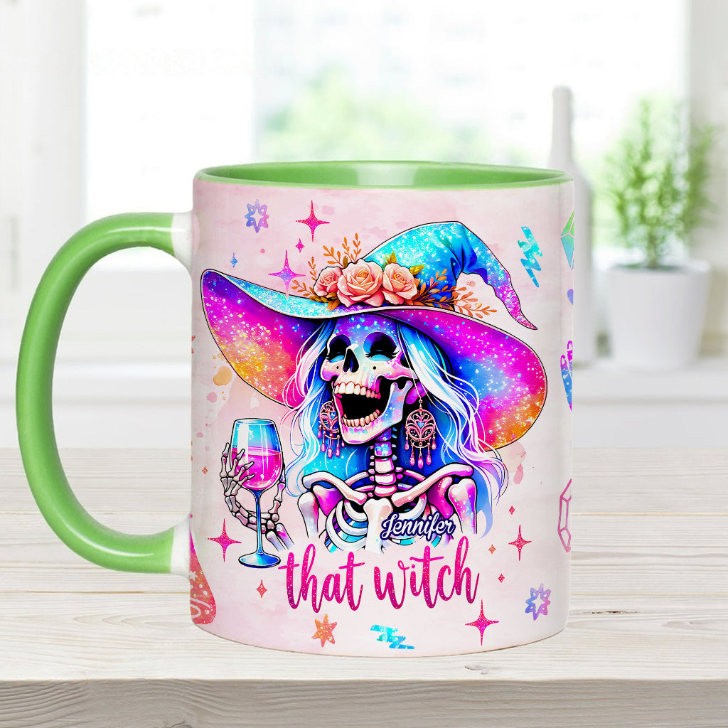 Diese Hexe – Personalisierte Tasse mit Hexenmotiv