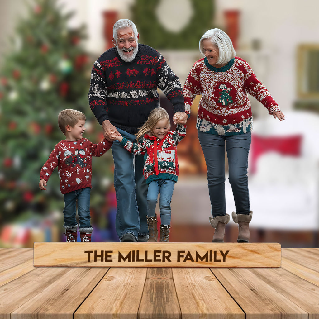 Individuelle Fotoplakette – Personalisierte Familienfotoplakette