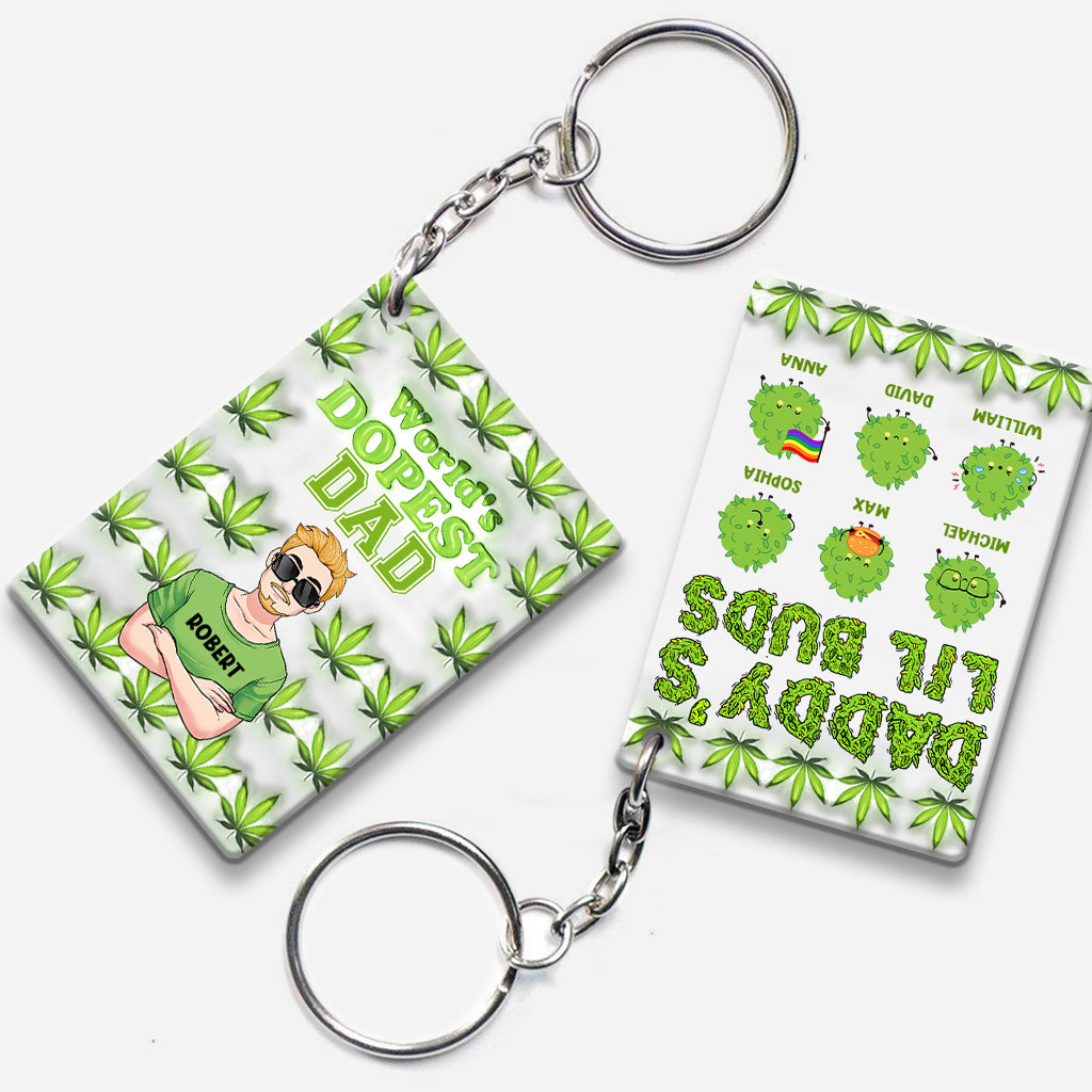 Der coolste Papa aller Zeiten – Personalisierter Schlüsselanhänger für Väter