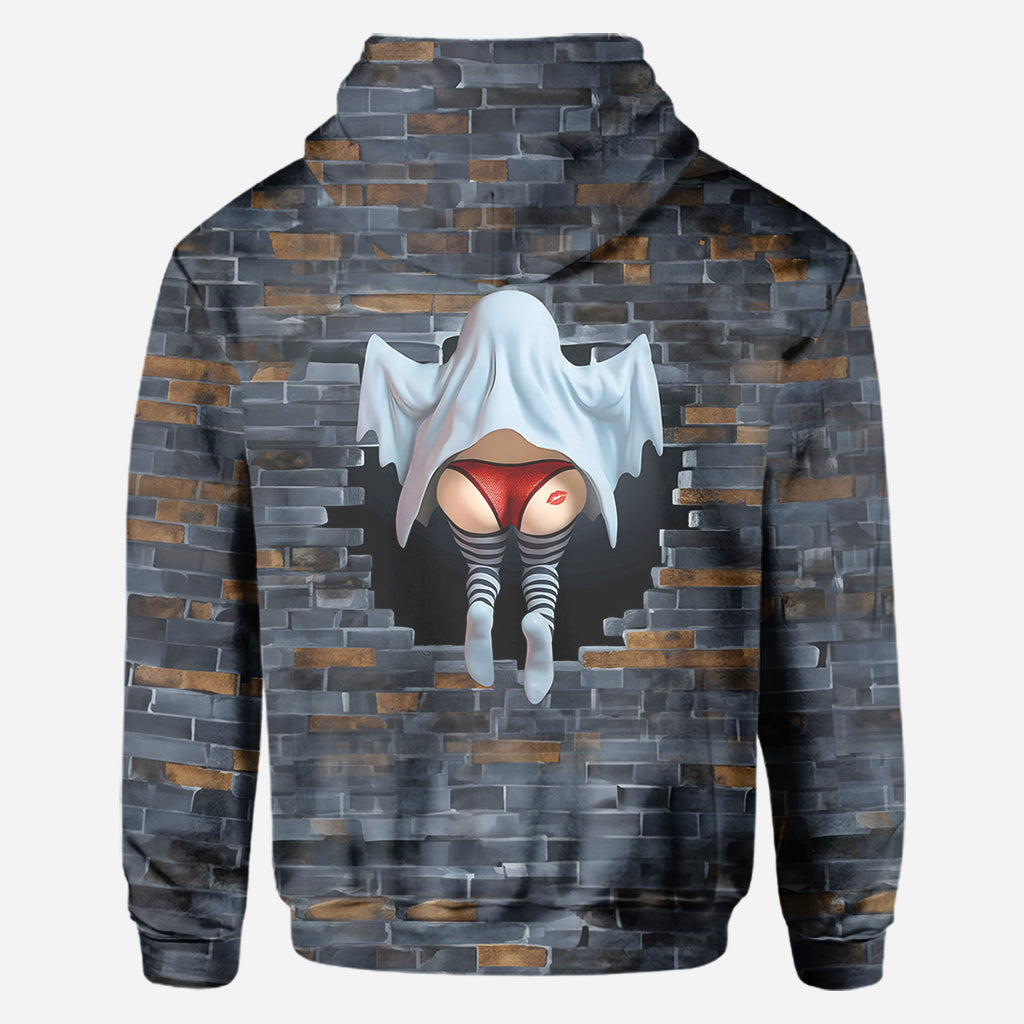 Lustiges Geisterpaar - Personalisiertes T-Shirt mit Pärchenmotiv