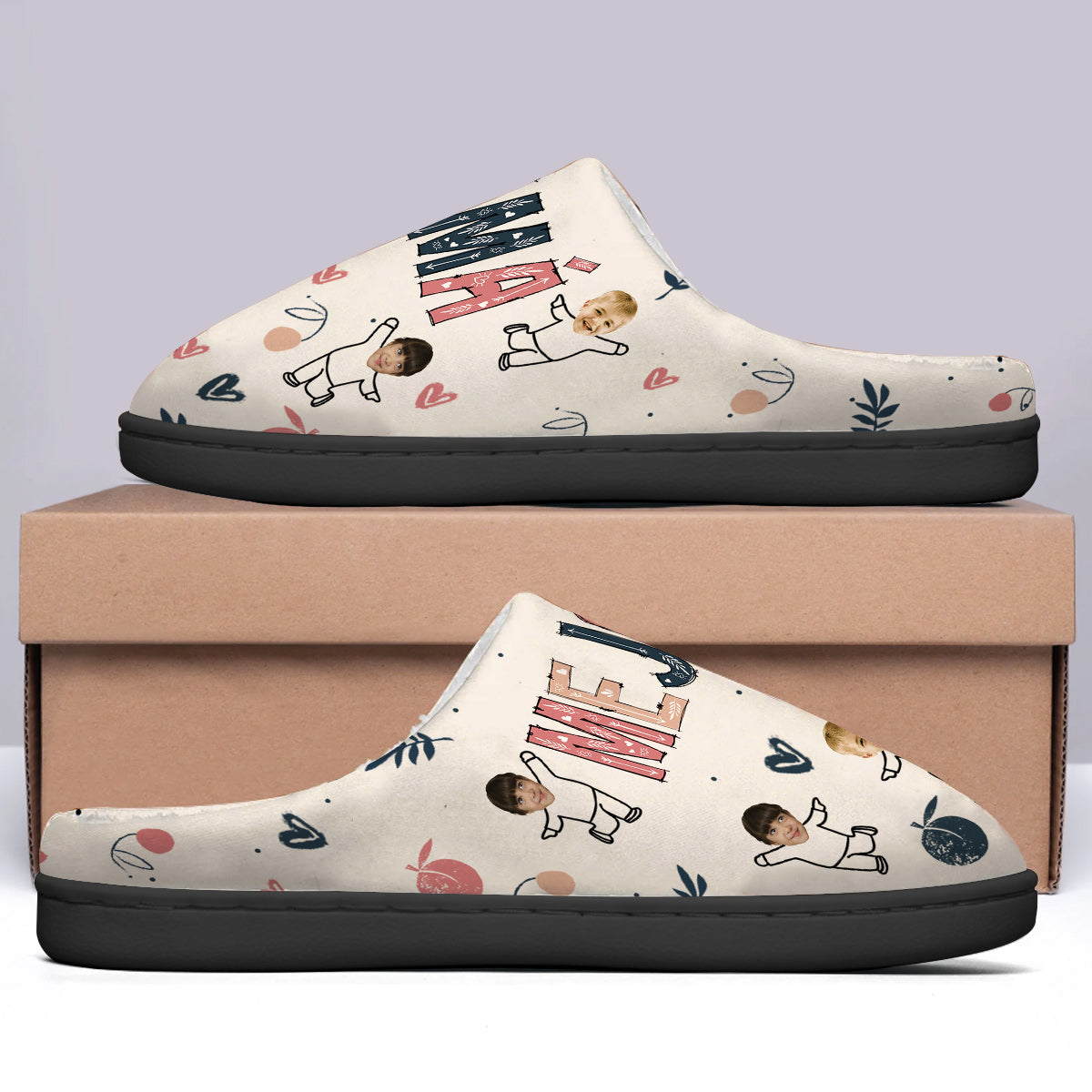 Mejor Mamá Feliz Día de la Madre – Personalisierte Mutterhausschuhe