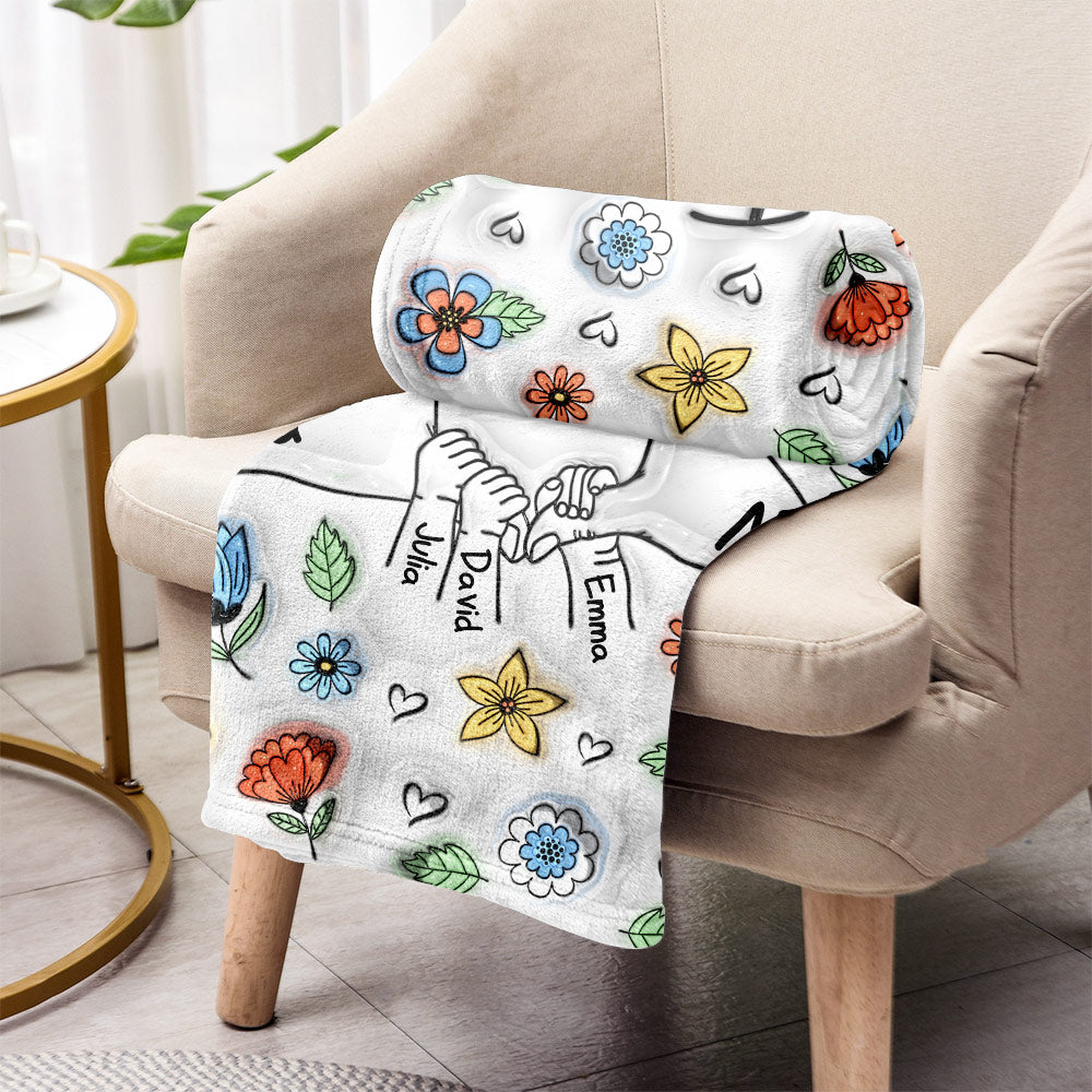 Unsere Familie – Personalisierte Familiendecke