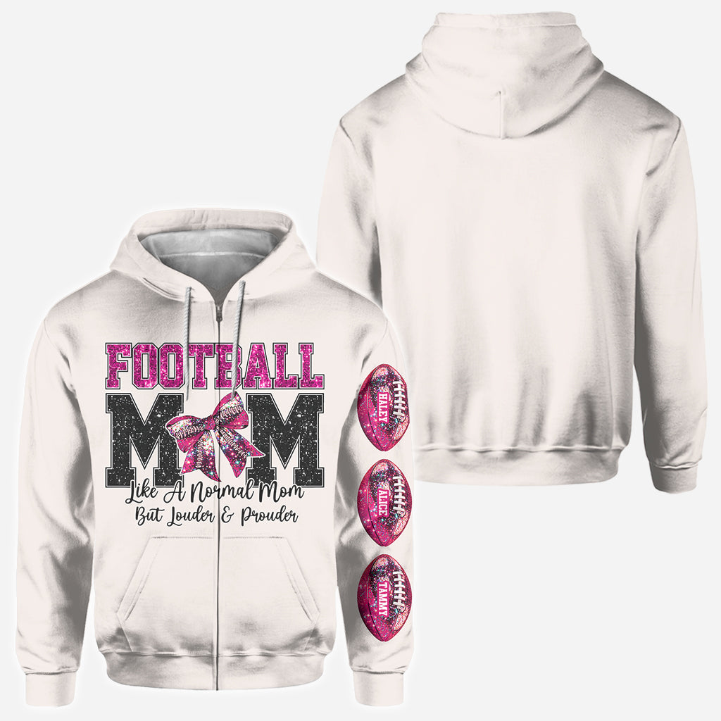 Fußballmama – Personalisiertes T-Shirt mit Fußballmotiv