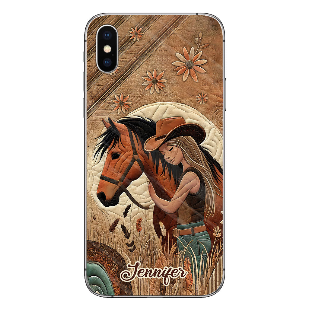 Personalisierte Handyhülle für Pferdeliebhaber