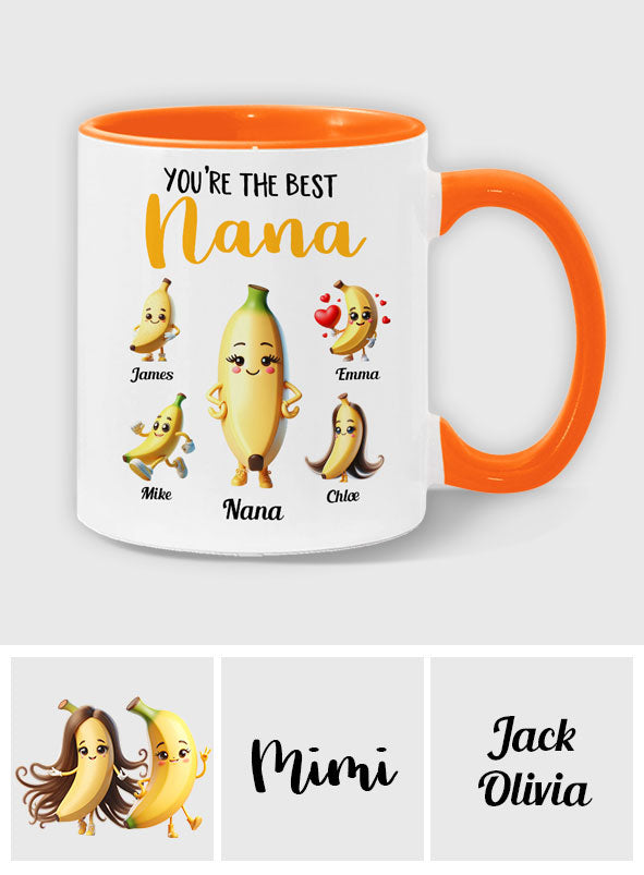 Beste Oma aller Zeiten - Personalisierte Tasse mit Oma-Akzent