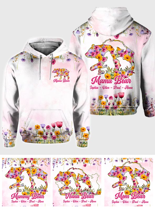 Mama Bär - Personalisiertes Mutter-Shirt