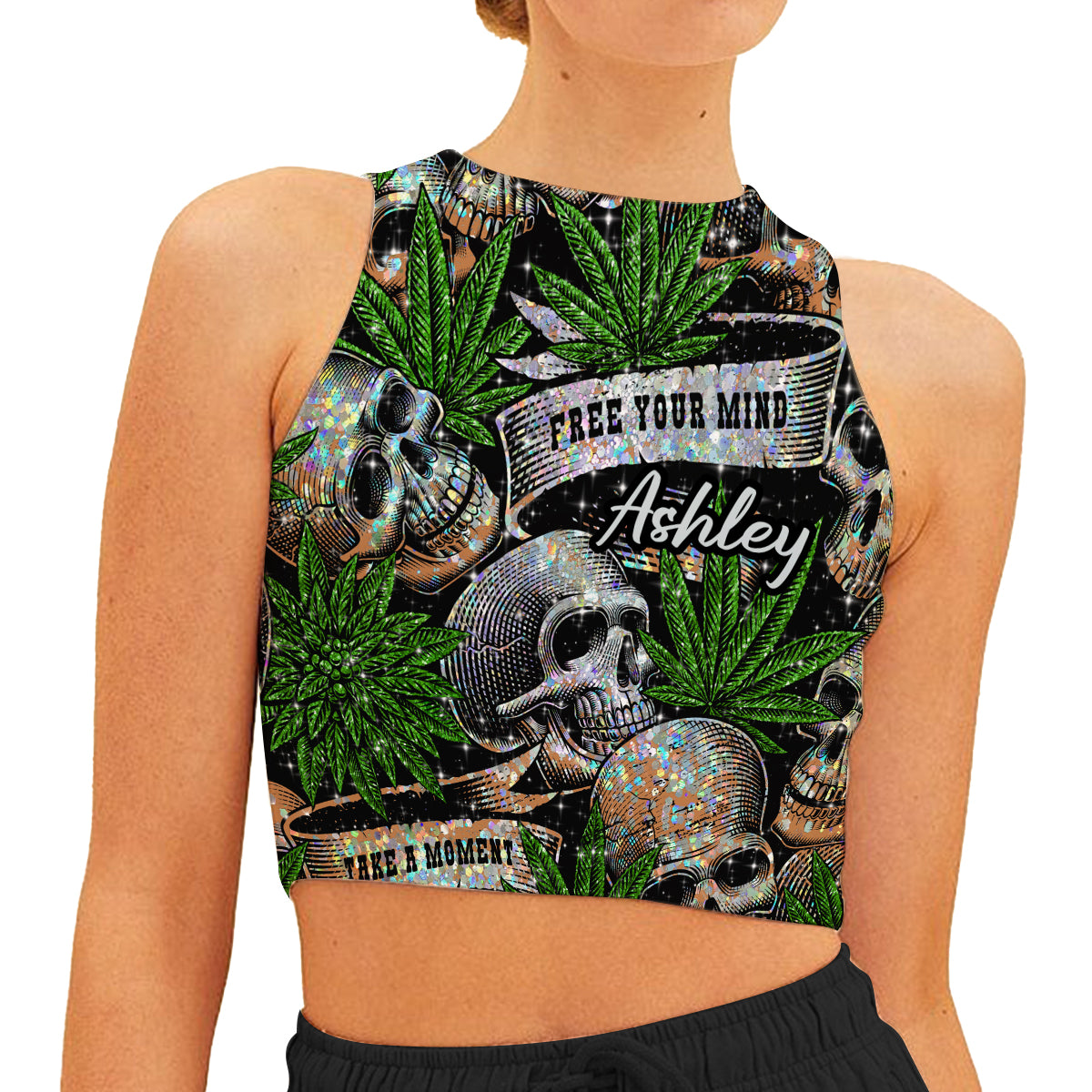 Stay High – Personalisiertes Tanktop für Cannabis-Ernte