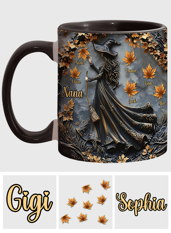 Fröhliches Halloween – personalisierte Tasse mit Oma-Akzent