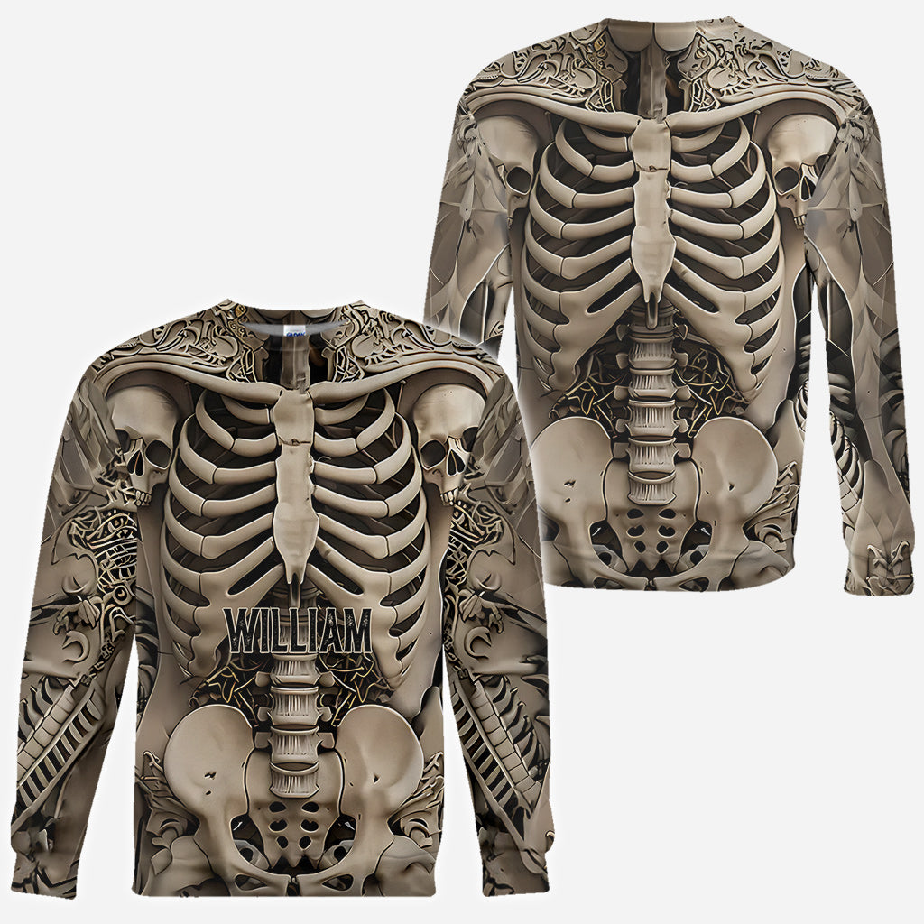 Totenköpfe lieben – Personalisiertes Totenkopf-Shirt