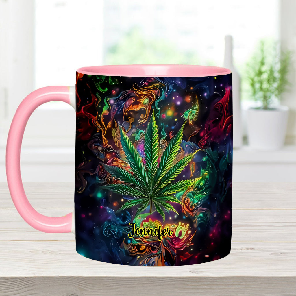 Stoner Chick - Personalized Weed Accent Mug