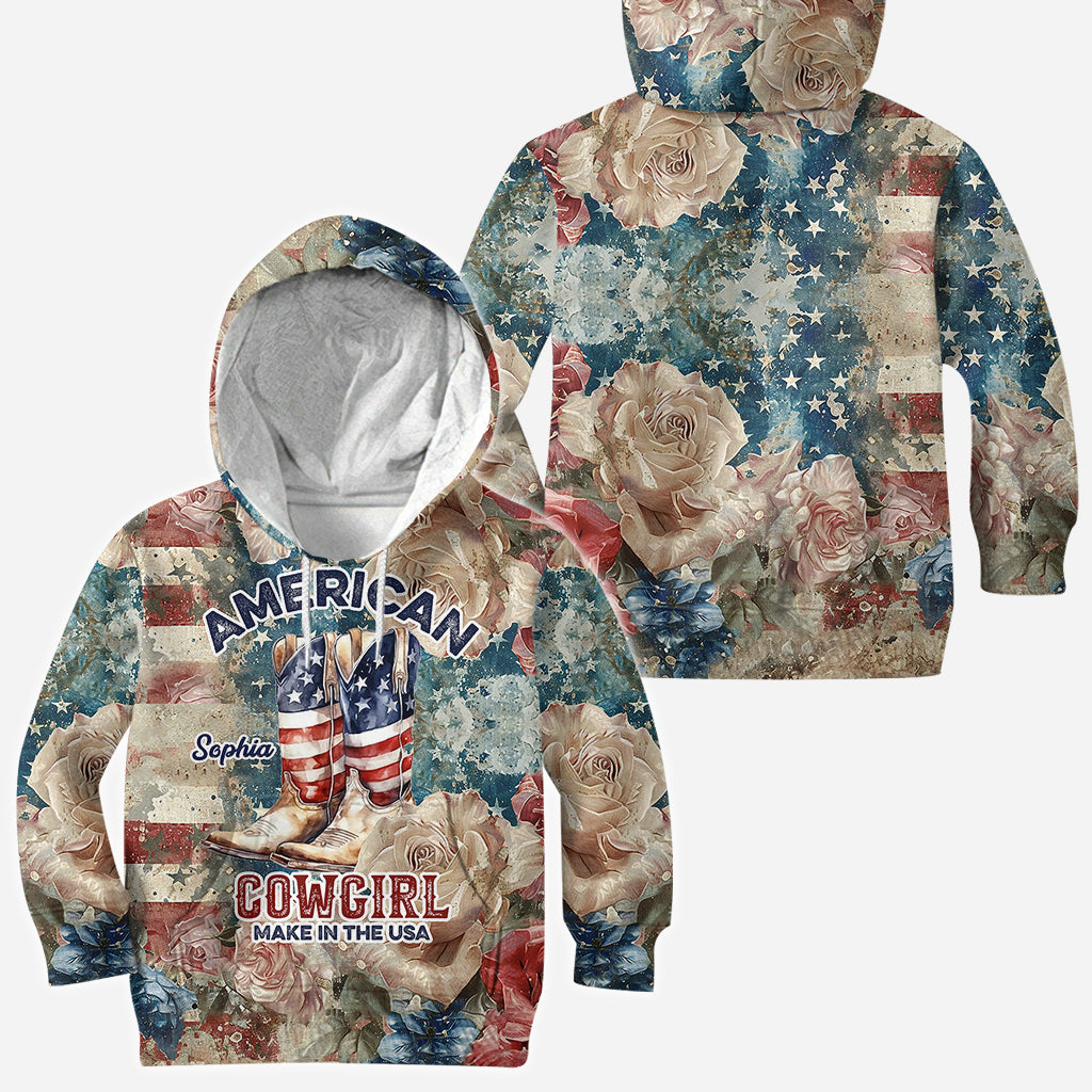 American Cowgirl - Personalized Country Girl All Over Shirt