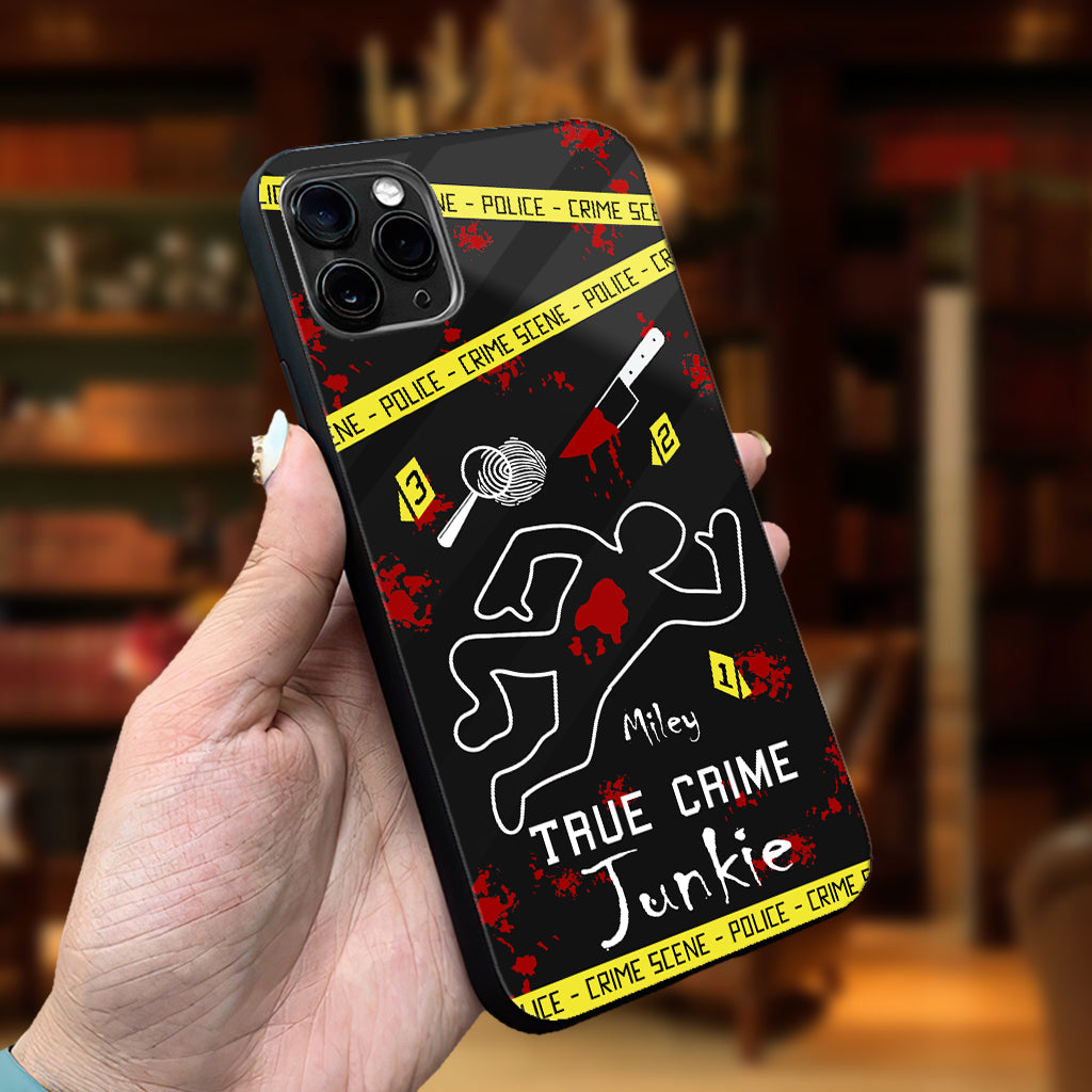 True Crime Junkie - Personalized Phone Case