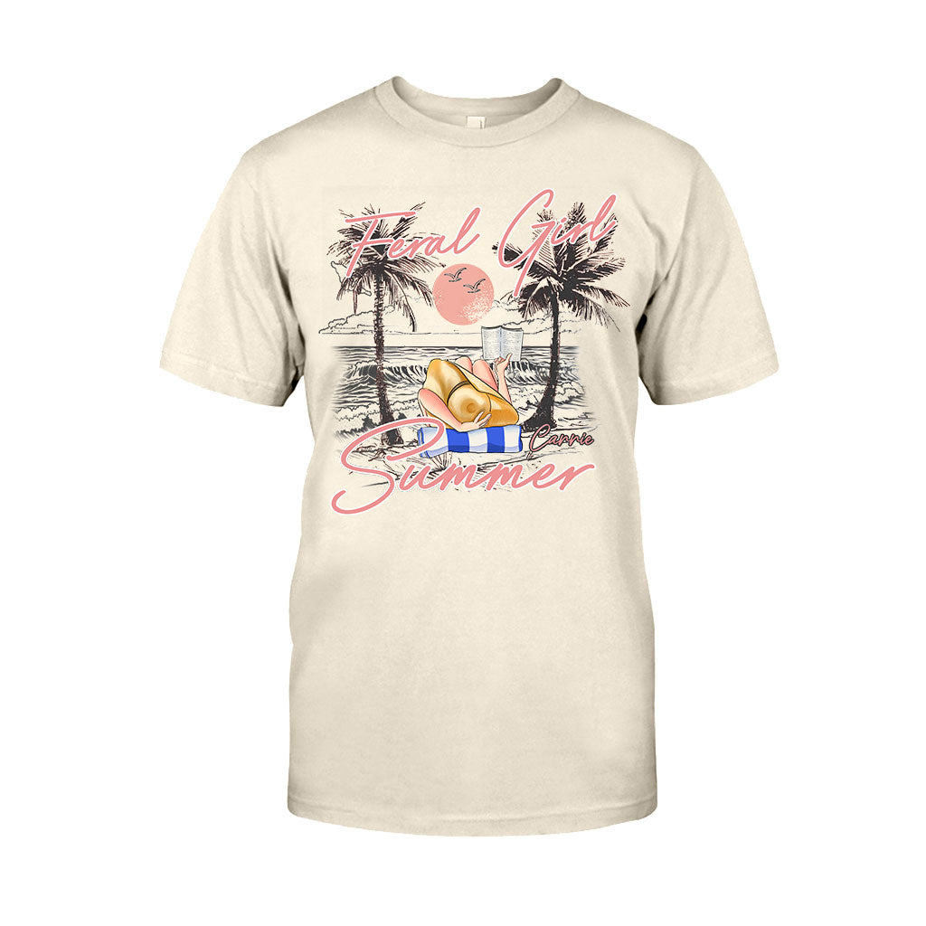 Feral Girl – Personalisiertes T-Shirt und Hoodie für Meeresliebhaberinnen