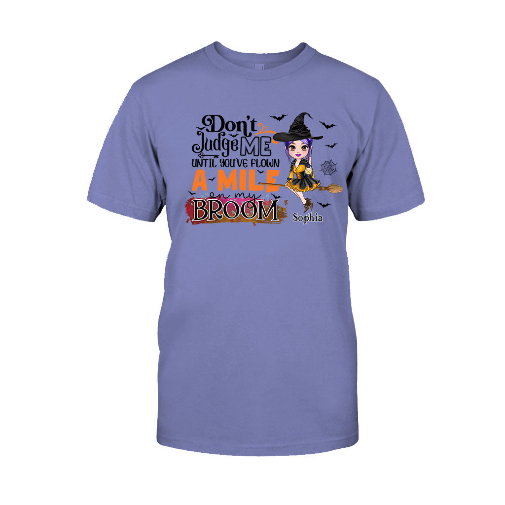 Don't Judge Me - Personalized Witch T-shirt And Hoodie