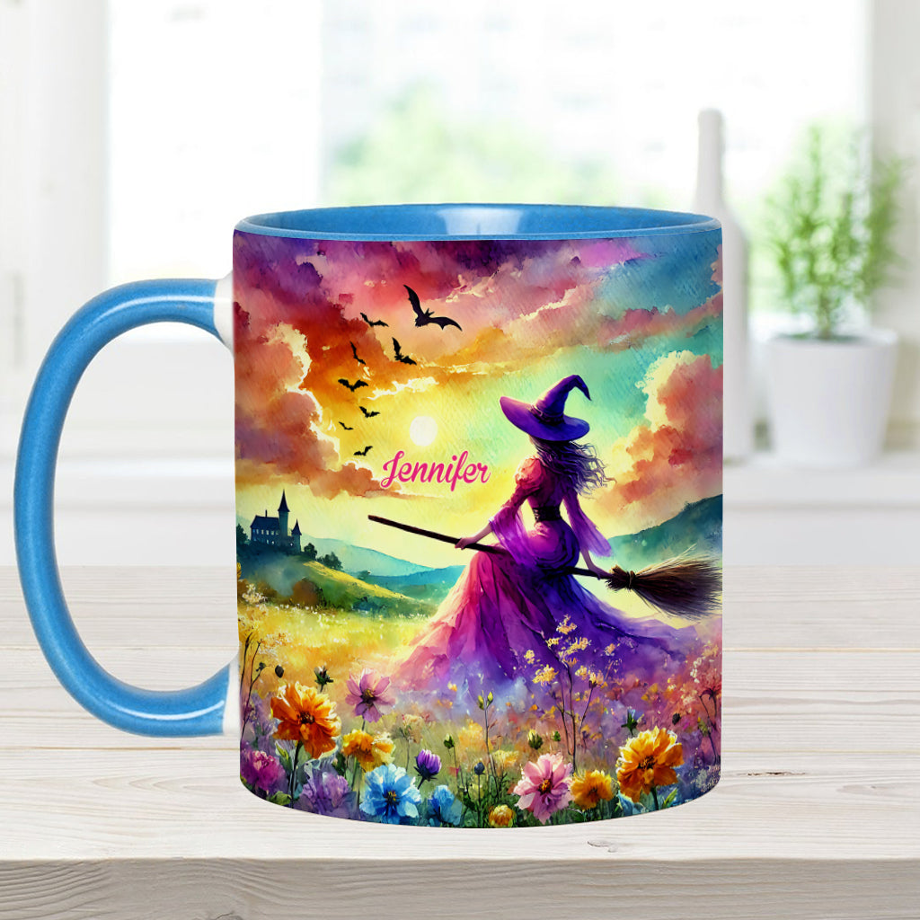 Wunderschöne Hexe – Personalisierte Tasse mit Hexenmotiv